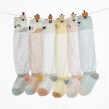 Summer mesh cartoon high baby stockings cute anti-mosquito baby socks